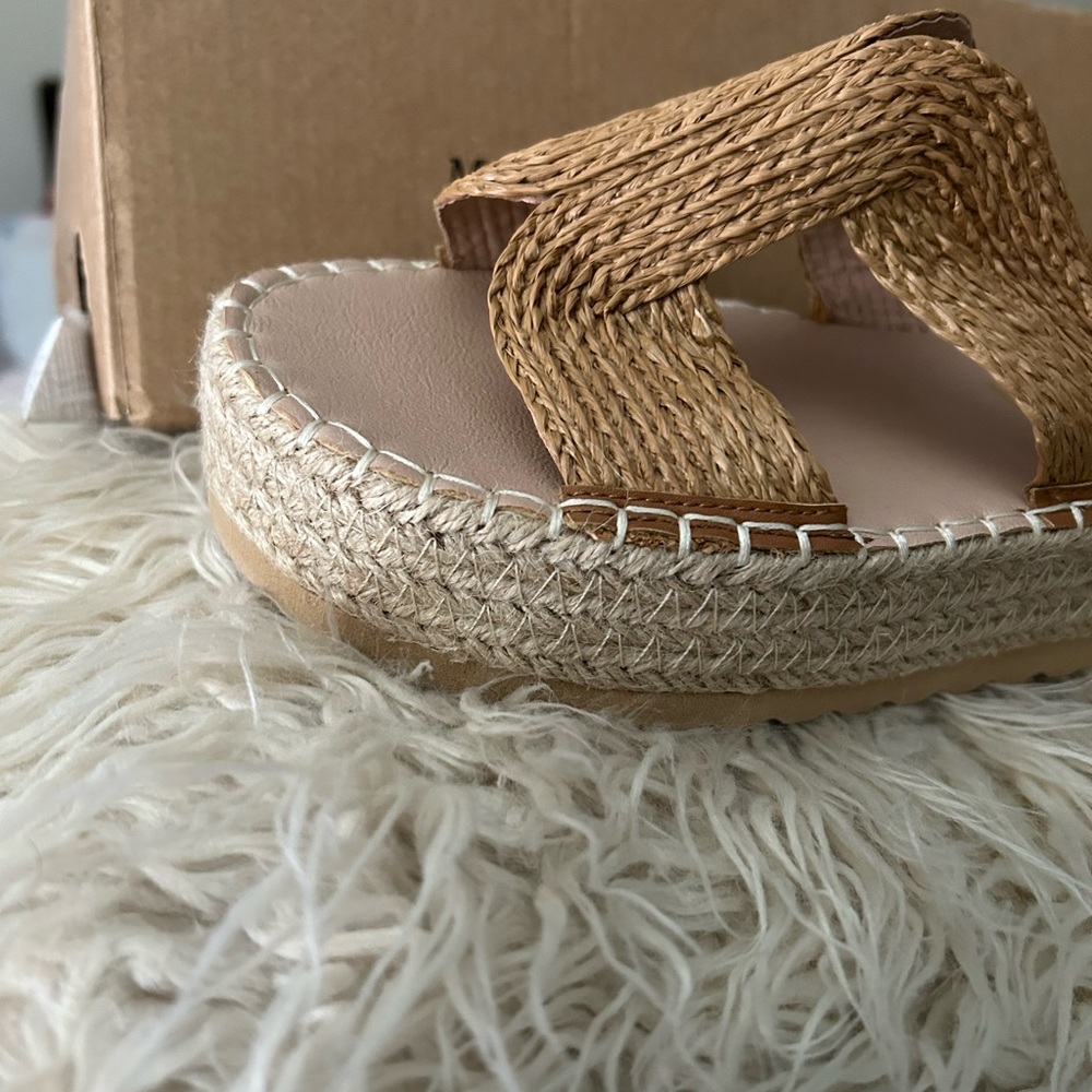 Coconuts by Matisse Cool Off Espadrille Platform Slide Sandals